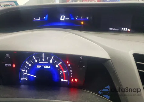 2012 Honda Civic Hybrid L из США, поврежденный, VIN JHMFB4F36CS000301